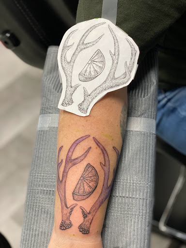 Explore ivy tattoo ideas, creative tattoo ideas in Marietta, available at Sink or Swim Studio and Gallery