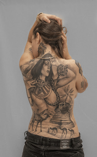 Explore jack and sally tattoo ideas, creative tattoo ideas in New York, available at NOBLE ART NYC Tattoo