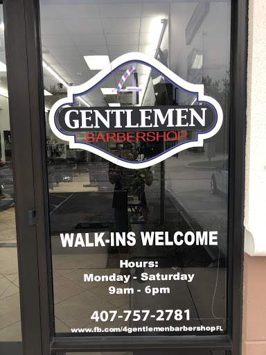 Barber Shop «4 Gentlemen Barbershop», reviews and photos, 12789 Waterford Lakes Pkwy #4, Orlando, FL 32828, USA