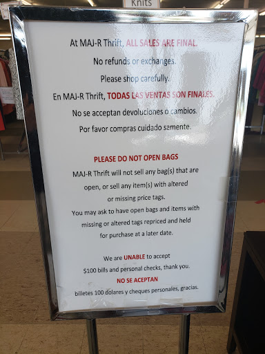 Thrift Store «Maj-R Thrift & Discount Store Grandview», reviews and photos, 1500 Main St, Grandview, MO 64030, USA