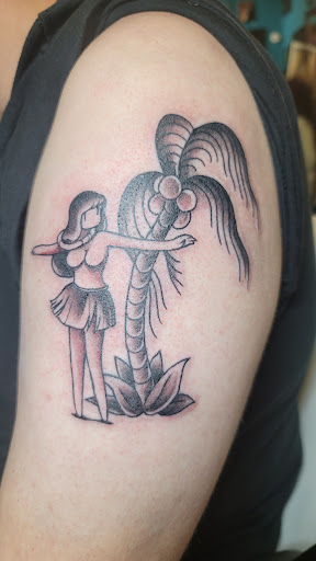 Explore candle tattoo ideas, creative tattoo ideas in Pahoa, available at Electric Jungle Tattoo