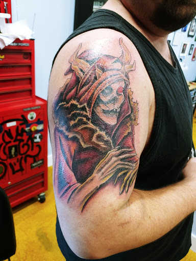 Explore mexican tattoo sleeve ideas, creative tattoo ideas in Mauldin, available at Main Street Tattoo