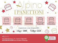 Menu / carte de Alpino à Casirate d'Adda