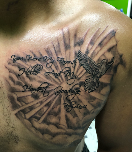 Explore quote tattoo ideas for men, creative tattoo ideas in Evansville, available at Ink Therapy 101