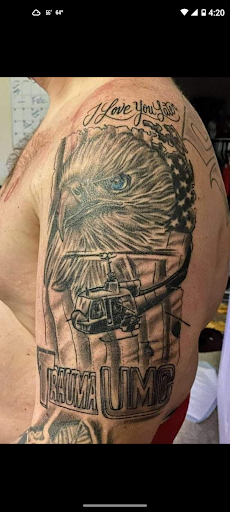 Explore simple bear tattoo ideas, creative tattoo ideas in Searcy, available at Eternal Art Tattoo Studio lc