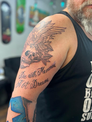 Explore roman catholic tattoo ideas, creative tattoo ideas in Lubbock, available at Stay True Tattoo & Body Piercing Studio