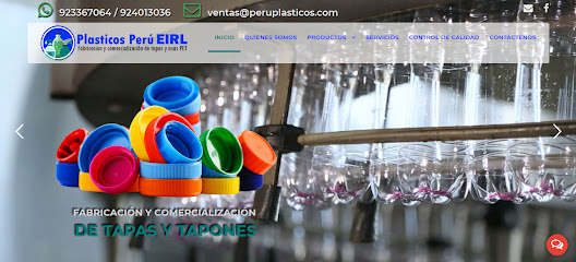 PLASTICOS PERU EIRL - Fabricación de tapas y tapones, Asas , envases de plástico