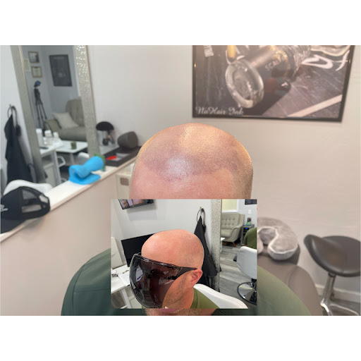 Explore tattoo ideas for top of leg, creative tattoo ideas in Roseville, available at NuHair Ink. Scalp MicroPigmentation & Aesthetic Clinic of Sacramento