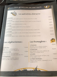 Restaurant français La Reine Blanche à Rezé (le menu)