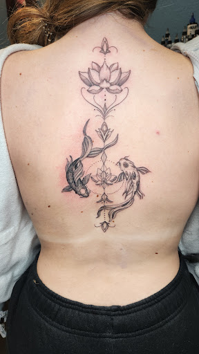 Explore insect tattoo ideas, creative tattoo ideas in Stuart, available at Tiger Shark Tattoo Studio