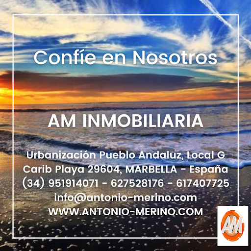 AM INMOBILIARIA (Antonio Merino) - Plaza Santa Mónica, Urbanización Pueblo Andaluz, Local G, 29604 Marbella, Málaga
