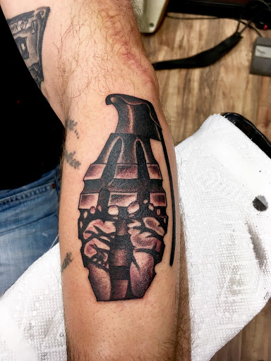 Explore hard times tattoo ideas, creative tattoo ideas in Lees Summit, available at Bleeding Heart Tattoo