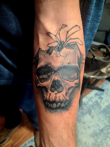 Explore viking arm tattoo ideas, creative tattoo ideas in Pahrump, available at Social Suicide Tattoos