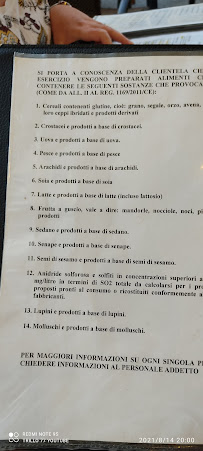 Pizzeria Ristorante Pizzeria La Mensa del Conte à Pienza - menu / carte