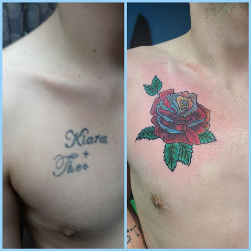 Explore tattoo ideas with kids names, creative tattoo ideas in Pittsburg, available at NeonMoon Tattoo