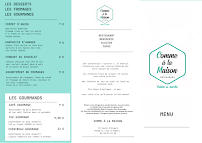 Menu / carte de Restaurant Comme à la Maison à Le Lion-d'Angers