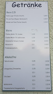 Carte du Gaststätte Kutscherstübla à Burgebrach