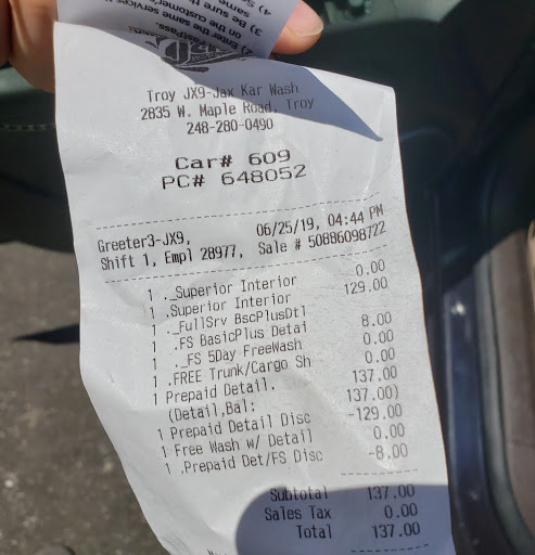 Car Wash «Jax Kar Wash», reviews and photos, 2835 W Maple Rd, Troy, MI 48084, USA
