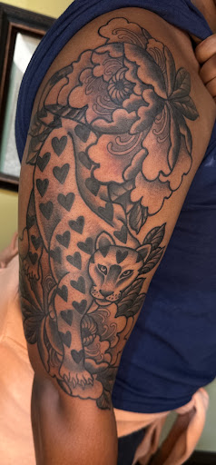 Explore tattoo ideas to fill space, creative tattoo ideas in Marietta, available at The Queen Bee Tattoo and Piercing Parlour