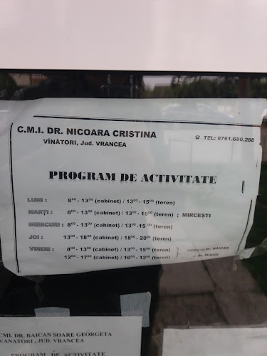 Cabinet Medical Dr NICOARA CRISTINA - <nil>