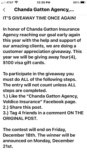 Insurance Agency «Chanda Gatton Agency», reviews and photos