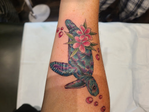 Explore tropical tattoo ideas, creative tattoo ideas in San Diego, available at Buju Tattoo