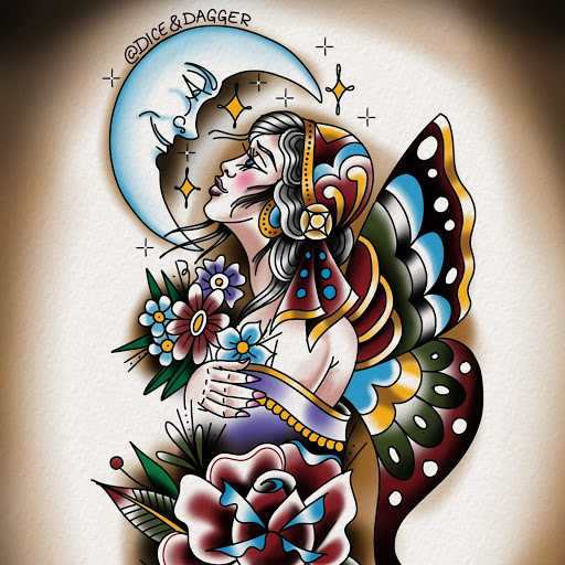 Explore traditional mexican tattoo ideas, creative tattoo ideas in Fort Smith, available at Hanging City Body Modification
