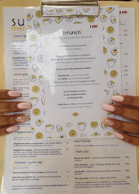 Menu / carte de suzzi à Bordeaux