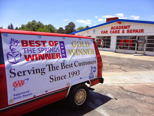 Auto Repair Shop «Academy Car Care & Repair», reviews and photos, 1804 Academy Blvd N, Colorado Springs, CO 80909, USA