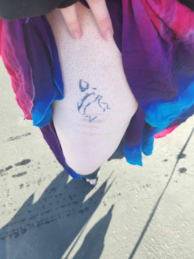 Explore jesus fish tattoo ideas, creative tattoo ideas in Redding, available at The Salty Sloth Tattoo