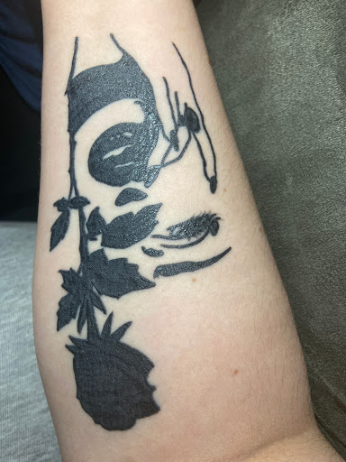 Explore forest sleeve tattoo ideas, creative tattoo ideas in Tacoma, available at Rolling Gypsy Tattoo