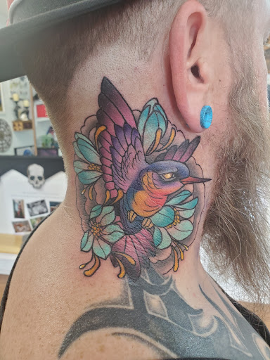 Explore mens tattoo cover up ideas, creative tattoo ideas in Wasilla, available at Cynful Ink and Metal