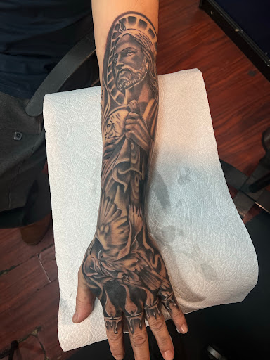 Explore birth month tattoo ideas, creative tattoo ideas in Orange, available at Ink Activitiez Tattoo