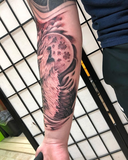 Explore cool name tattoo ideas, creative tattoo ideas in Abington, available at Tattoo Galaxy (Abington) Piercing and Custom Tattoos