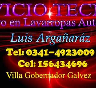 Luis Argañaraz - Servicio Técnico - Lavarropas Automáticos