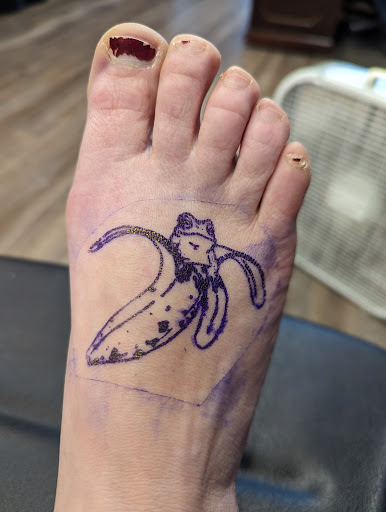 Explore scissor tattoo ideas, creative tattoo ideas in Platteville, available at Ye Old Tattoo Shoppe, llc