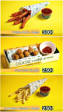 Restauration rapide Croktail à Naples - menu / carte