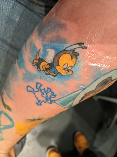 Explore cherub tattoo ideas, creative tattoo ideas in Twin Falls, available at WarmArt Tattoo & BodyPiercing,LLC