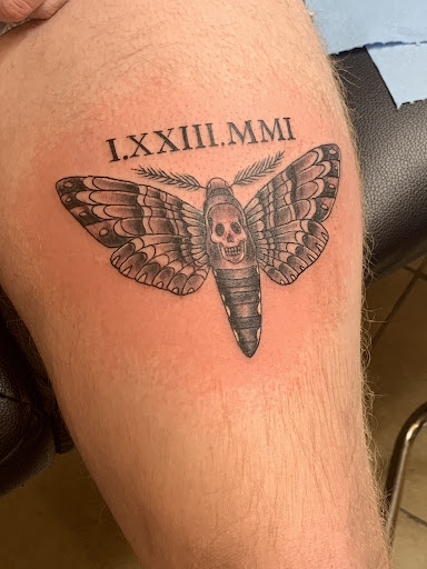 Explore calcifer tattoo ideas, creative tattoo ideas in South Padre Island, available at Seven Sparrows Tattoo