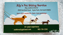 Ally’s Pet Sitting Service - Photo 2 - Car repair in Hyde Park, VT, Burlington
