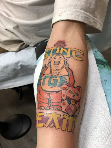 Explore blue butterfly tattoo ideas, creative tattoo ideas in Spokane, available at Platinum Rose Tattoo Studio