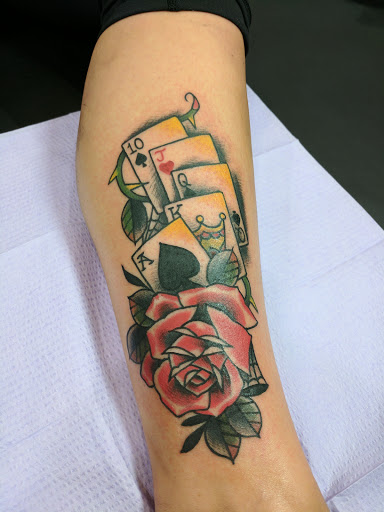 Explore compass tattoo ideas for men, creative tattoo ideas in Saint Louis, available at TRX Tattoos & Piercings