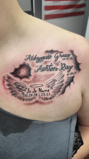 Explore tattoo ideas names on arm, creative tattoo ideas in Lewiston, available at Walkins tattoos studio