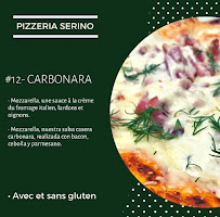 Pizzeria Serino à Hendaye menu