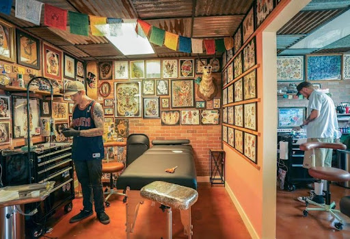 Explore doberman tattoo ideas, creative tattoo ideas in San Marcos, available at Our Lady Tattoo Parlor