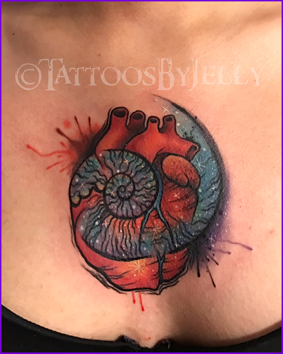 Explore rib cage tattoo ideas for guys, creative tattoo ideas in San Angelo, available at Jellys Surly Skull, LLC