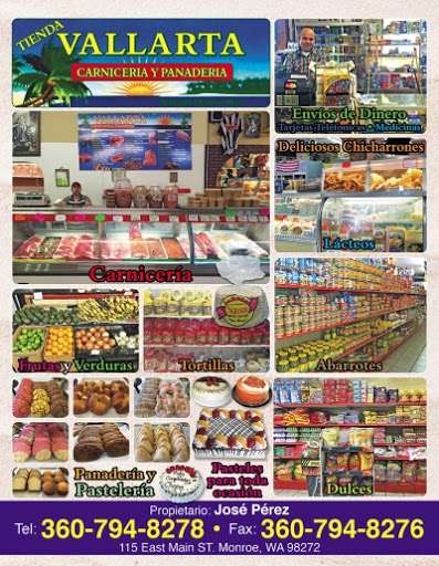 Grocery Store «Tienda Vallarta», reviews and photos, 115 E Main St, Monroe, WA 98272, USA