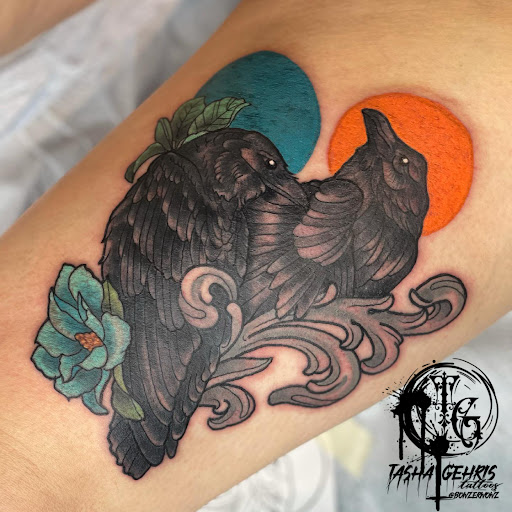 Explore harley davidson sleeve tattoo ideas, creative tattoo ideas in Bethlehem, available at Obsidian Tattoo and Piercing Parlor