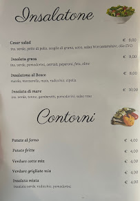 Menu / carte de Ristorante Pizzeria Al Bosco à Sona