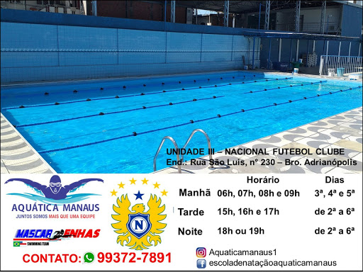 Escola de Natação Aquática Manaus: UNIDADE III (Nacional Futebol Clube)